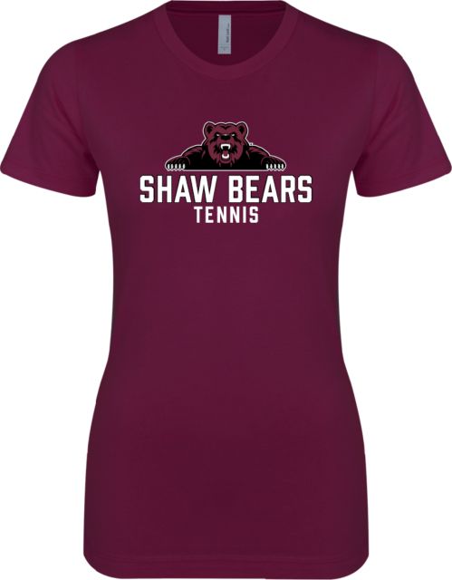 Shaw University Next Level Ladies SoftStyle Junior Fitted Tee Tennis - ONLINE ONLY
