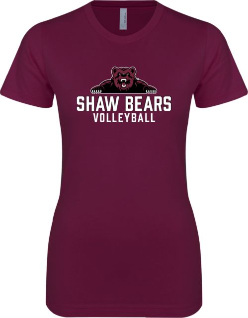 Shaw University Next Level Ladies SoftStyle Junior Fitted Tee Volleyball - ONLINE ONLY