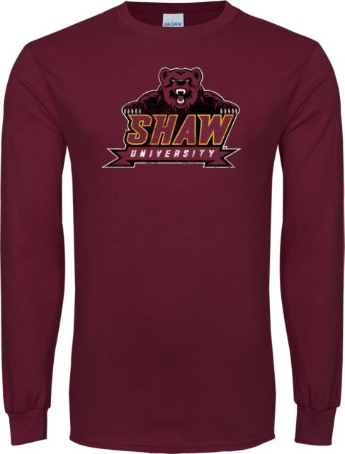 Shaw University Long Sleeve T Shirt Shaw Distressed - ONLINE ONLY
