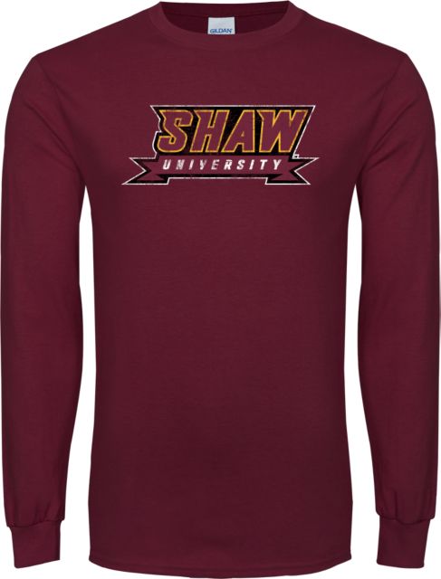 Shaw University Long Sleeve T Shirt Shaw Bears Distressed - ONLINE ONLY
