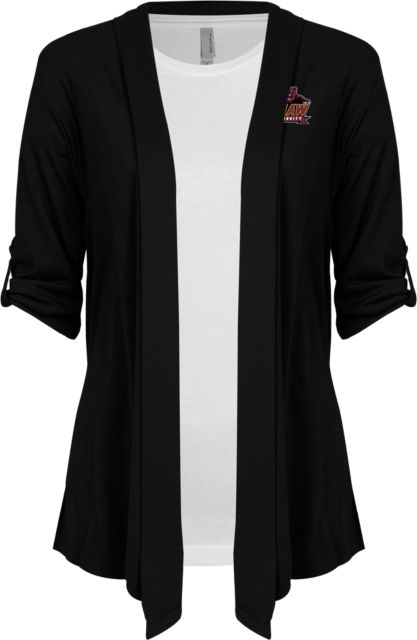 Shaw University Ladies Drape Front Cardigan Shaw University Primary - ONLINE ONLY