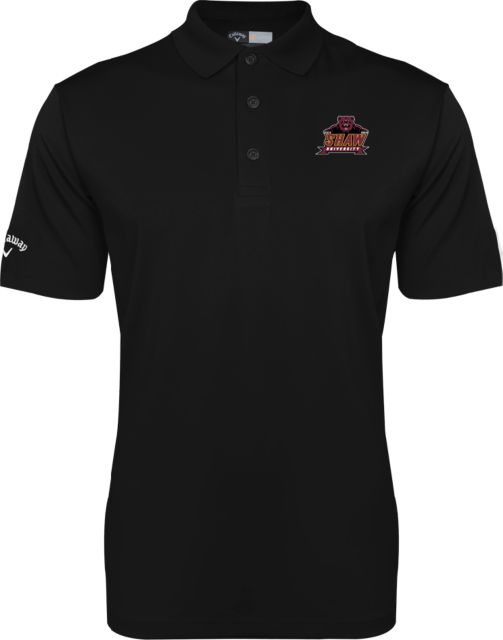 Shaw University Callaway Opti Dri Chev Polo Shaw University Primary - ONLINE ONLY