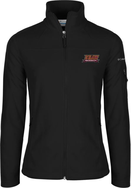 Shaw University Columbia Ladies Full Zip Fleece Jacket Shaw University Stacked Logo - ONLINE ONLY