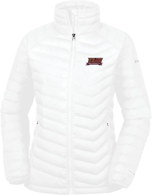 Shaw University Columbia Powder Lite Ladies Jacket Shaw University Stacked Logo - ONLINE ONLY