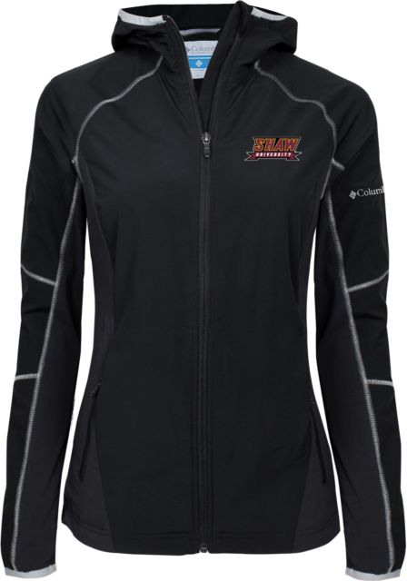 Shaw University Columbia Ladies Sweet As Ivory Hooded Jacket Shaw University Stacked Logo - ONLINE ONLY