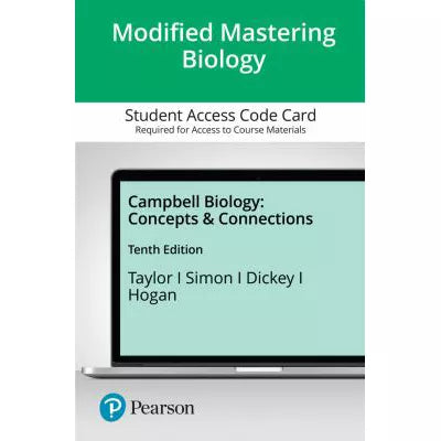 Mastering Biology with Pearson eText Access Code for Campbell Biology: Concepts &amp; Connections (Modified Mastering Biology with eTeModified Mastering Biology with Pearson eText Access)(Custom)