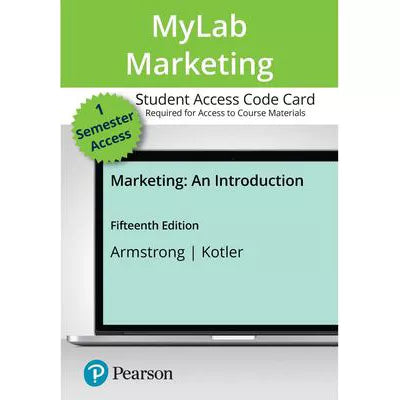 MyLab Marketing with Pearson eText--Access Card--for Marketing: An Introduction