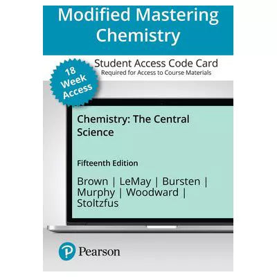 Modified Mastering Chemistry with Pearson eText -- Access Card -- for Chemistry: The Central Science -- 18 weeks