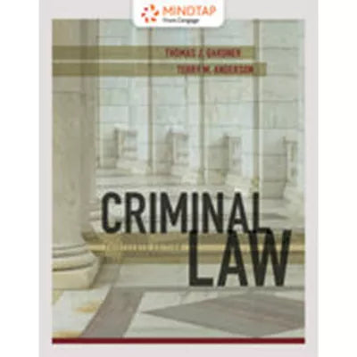 MindTap Criminal Justice, 1 term Instant Access for Gardner/Anderson's Criminal Law (Custom)