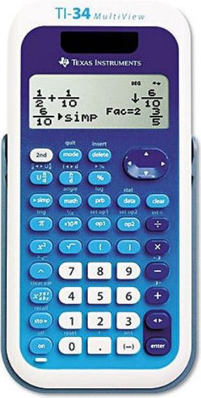 CALCULATOR TI34 MULTI VIEW 2LN
